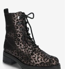 Gabor Chelsea Lederen Veterlaarzen, zwart