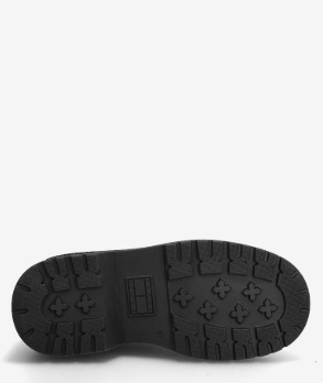 Tommy Hilfiger Lace Up Leather Dames Enkellaarzen, bruin