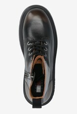 Tommy Hilfiger Lace Up Leather Dames Enkellaarzen, bruin