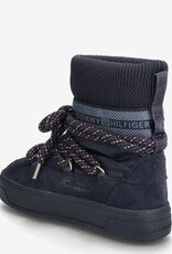 Tommy Hilfiger Dames Winterlaarzen, blauw
