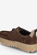 KLEMAN Heren Suède Veterschoenen, bruin