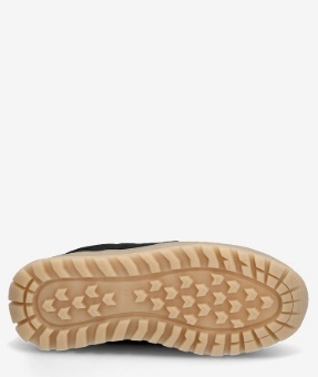 KLEMAN Heren Suède Veterschoenen, zwart