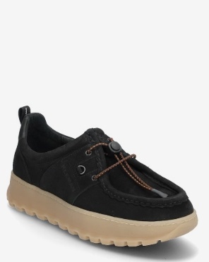 KLEMAN Heren Suède Veterschoenen, zwart