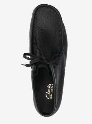 Clarks Originals Heren Lederen Veterschoenen, zwart