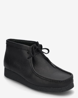 Clarks Originals Heren Lederen Veterschoenen, zwart
