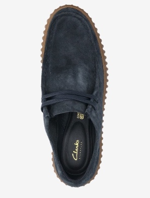 Clarks Originals Heren suède Veterschoenen, blauw