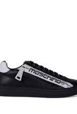 Moschino  Heren Lederen Sneakers, zwart
