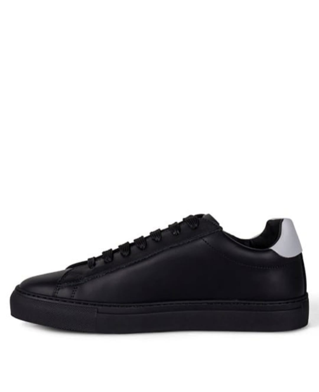 Moschino  Heren Lederen Sneakers, zwart
