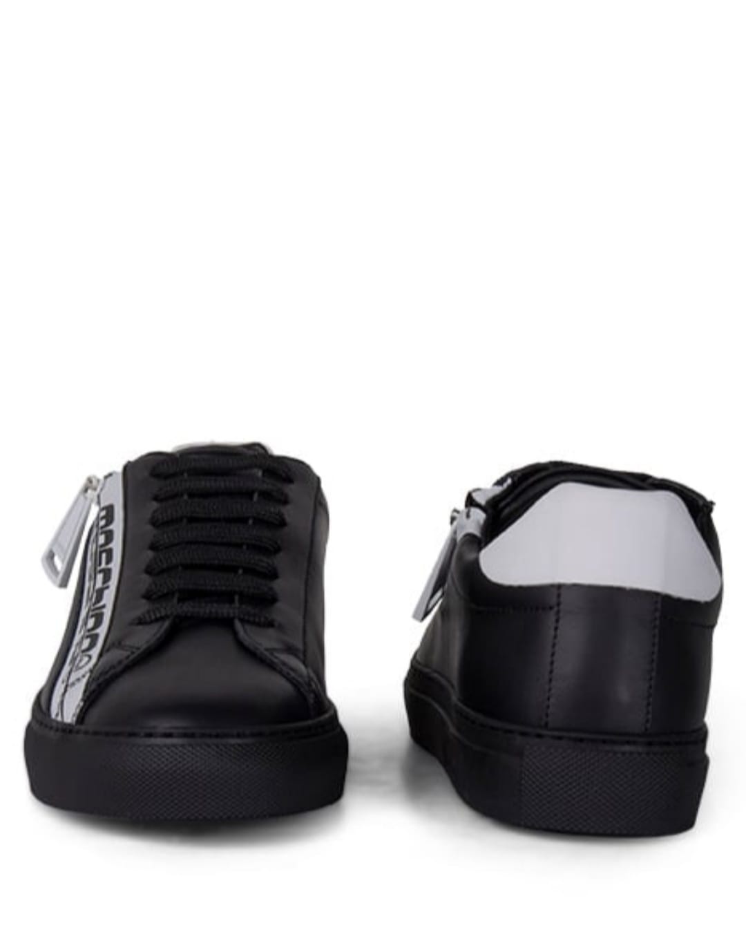 Moschino  Heren Lederen Sneakers, zwart