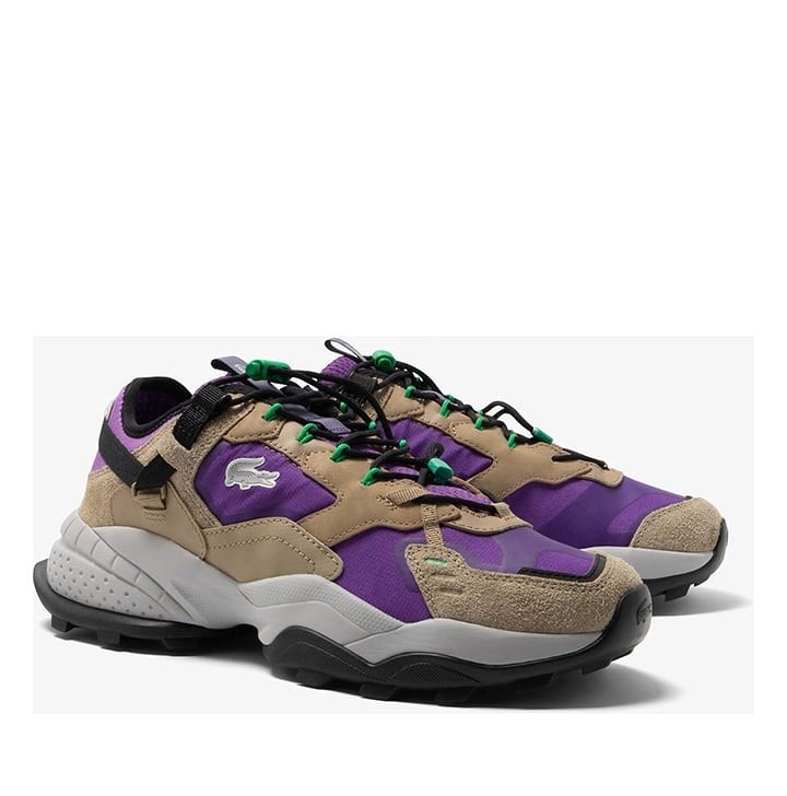 Lacoste  Heren Leren sneakers, paars