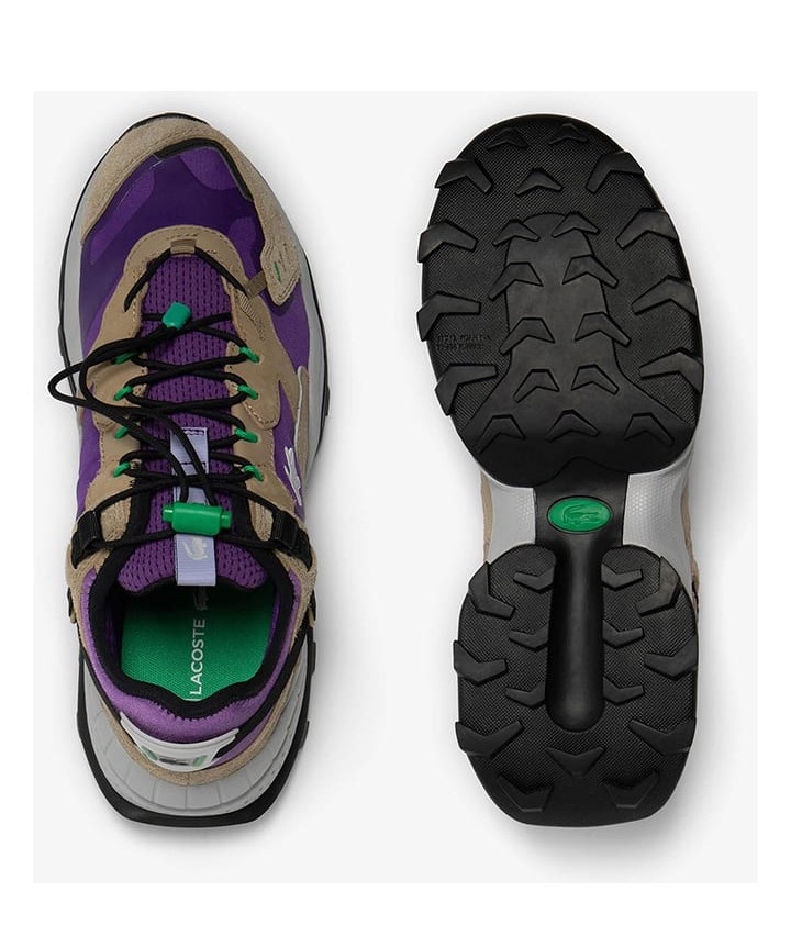 Lacoste  Heren Leren sneakers, paars