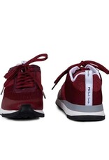 Paul Smith Heren Rappid Burgundy Reflective Sneakers, rood
