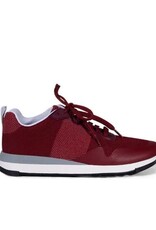 Paul Smith Heren Rappid Burgundy Reflective Sneakers, rood