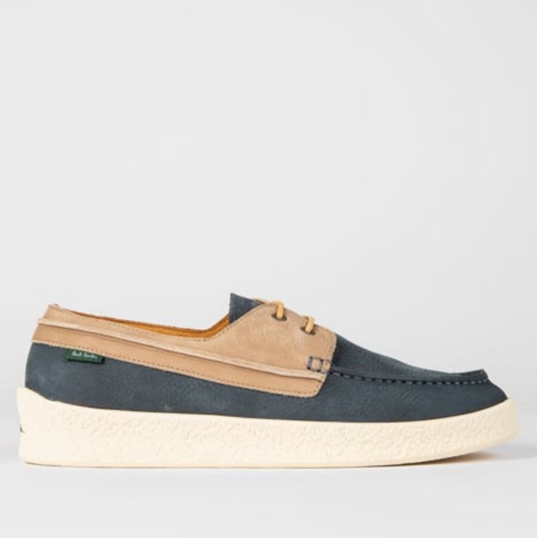 Paul Smith Heren Lederen Loafer Instappers, blauw