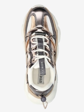 Steve Madden Dames Chunky Sneakers, zilver