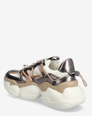 Steve Madden Dames Chunky Sneakers, zilver