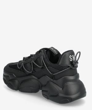 Steve Madden Dames Chunky Sneakers, zwart