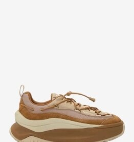 Moon Boot Lederen Chunky Sneakers, bruin