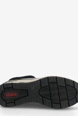 Rieker Dames Chunky Hoge sneakers, zwart