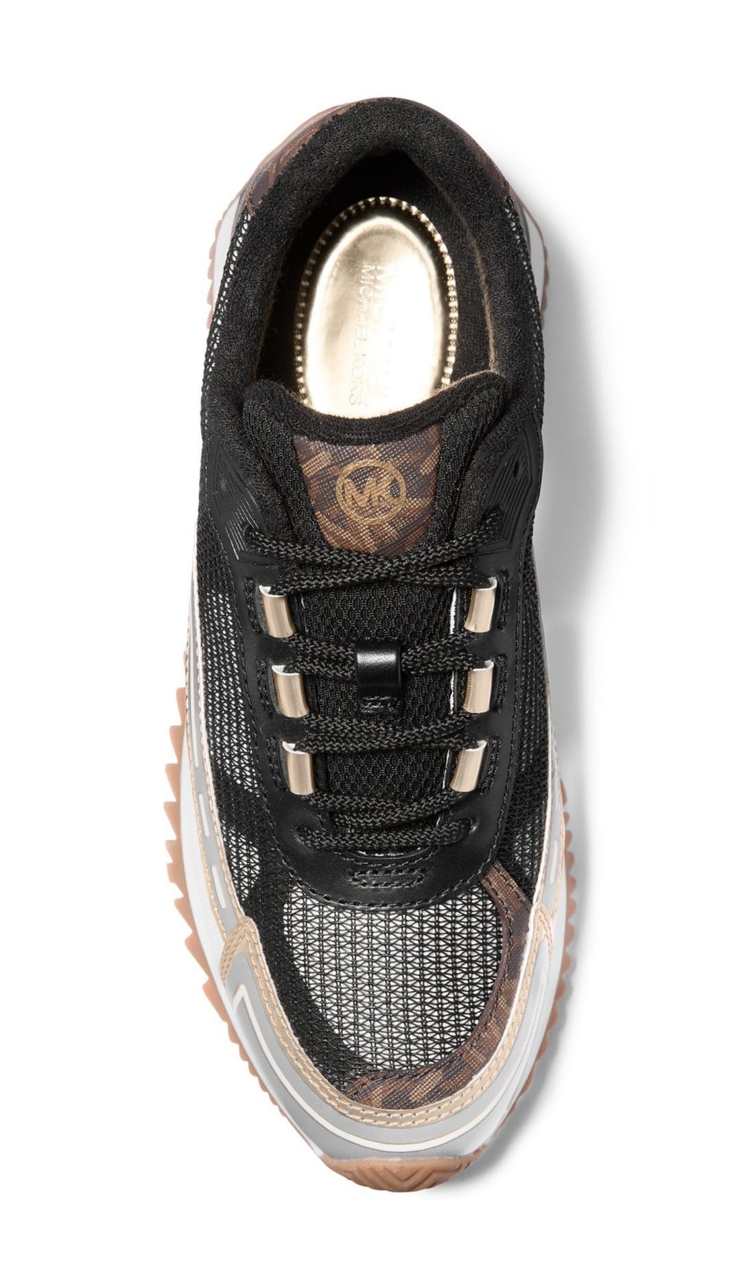Michael Kors  Dames Byrdie sneakers zwart/bruin