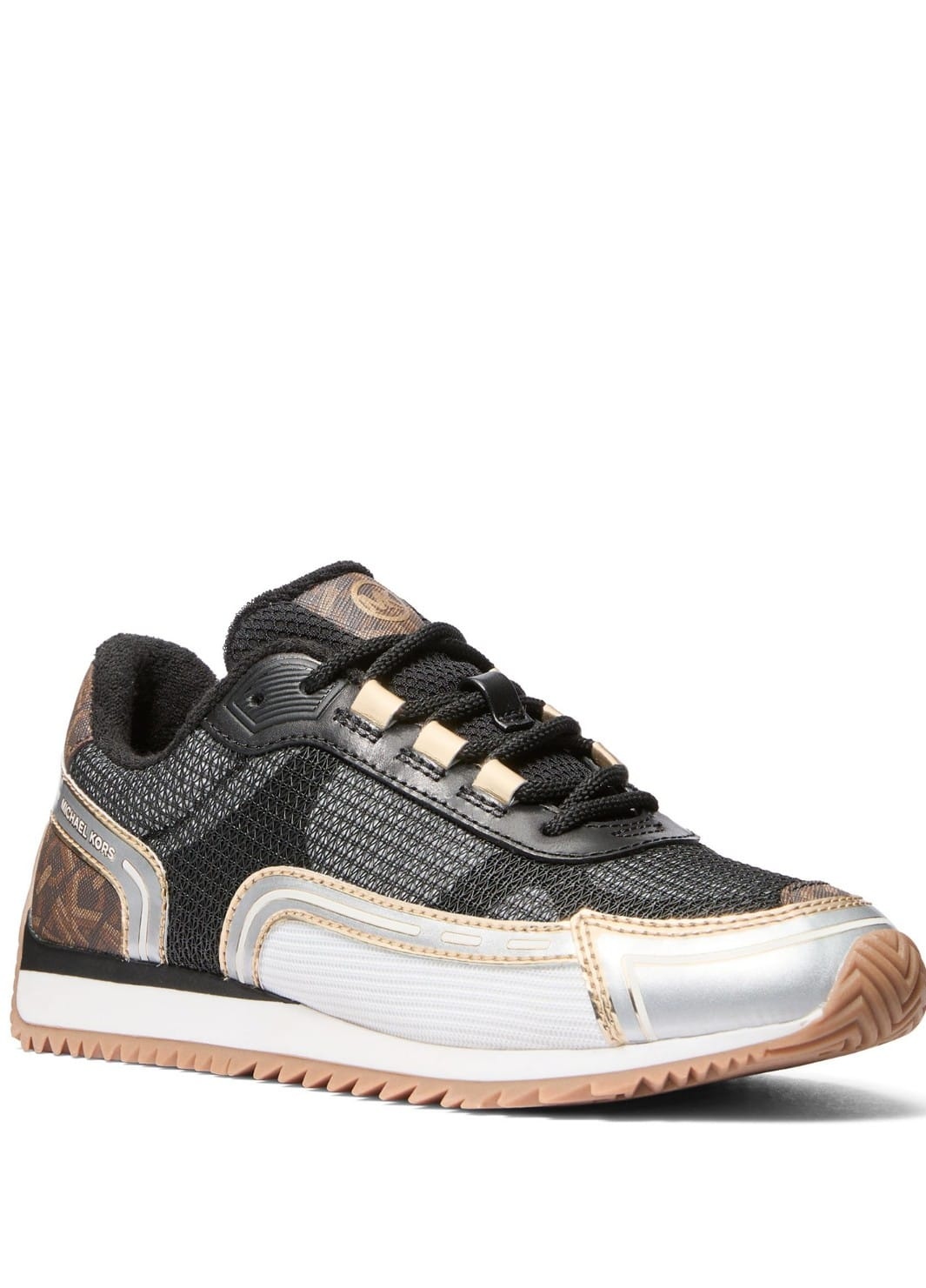 Michael Kors  Dames Byrdie sneakers zwart/bruin