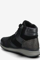 Gabor Dames Lederen Hoge Sneakers, zwart