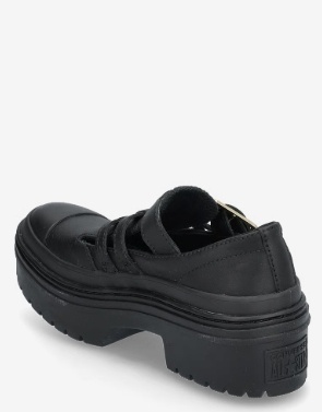 Converse Dames Lederen Loafer Instappers, zwart