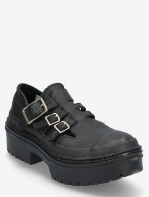 Converse Dames Lederen Loafer Instappers, zwart