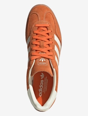 adidas Originals Dames Gazelle Lederen Sneakers, orange