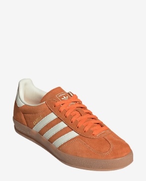 adidas Originals Dames Gazelle Lederen Sneakers, orange