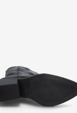 Steve Madden Dames Lederen Enkellaarzen, zwart