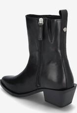 Steve Madden Dames Lederen Enkellaarzen, zwart