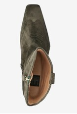 Billi Bi Dames Suède Cowboylaarzen, legergroen