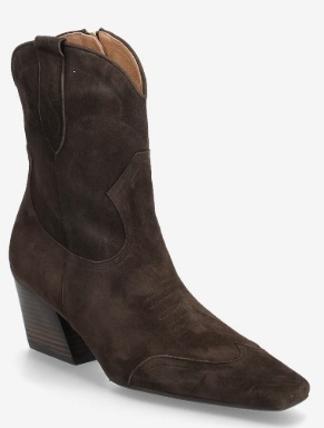 Billi Bi Dames Suède Cowboylaarzen, bruin