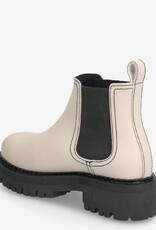 Tommy Hilfiger Dames Chelsea Leren Enkellaarzen, gebrokenwit