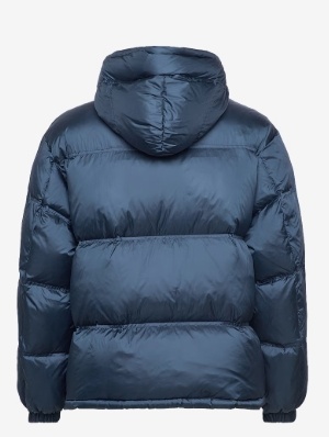 Filippa K Dames Dons Gewatteerde Winterjas, lichtblauw