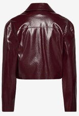 HUGO Dames Leren  jas, paars