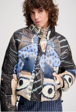 Munthe Dames Dons Gewatteerde Winterjas, zwart