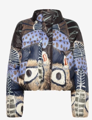 Munthe Dames Dons Gewatteerde Winterjas, zwart