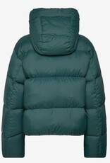 HUGO Dames Korte Gewatteerde Winterjas, groen