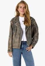 Stieglitz Dames Leer Jas, zwart