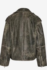 Stieglitz Dames Leer Jas, zwart