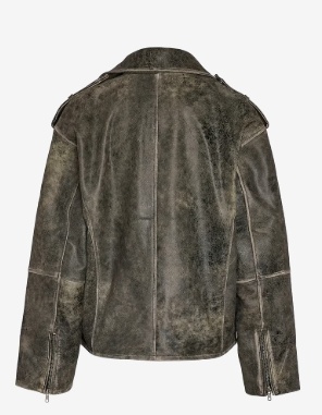 Stieglitz Dames Leer Jas, zwart