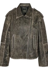 Stieglitz Dames Leer Jas, zwart