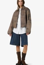 NOISY MAY  Dames Leren Jas, zwart