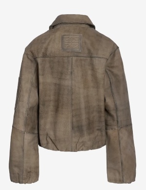 NOISY MAY  Dames Leren Jas, zwart