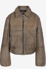 NOISY MAY  Dames Leren Jas, zwart