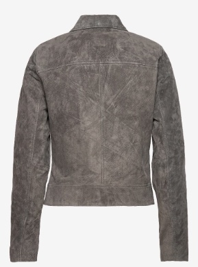 Jofama Dames Biker  Suède Jacket, grijs