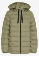 Fransa Dames Wintermantel Bella, Olijfgroen