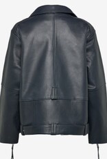 2NDDAY Dames Leren Jacket, zwart